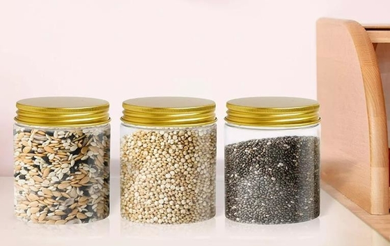 Alüminyum Kapaklı Beyaz Siyah Amber Geniş Ağızlı Plastik Kavanoz 60ml 100ml 200ml